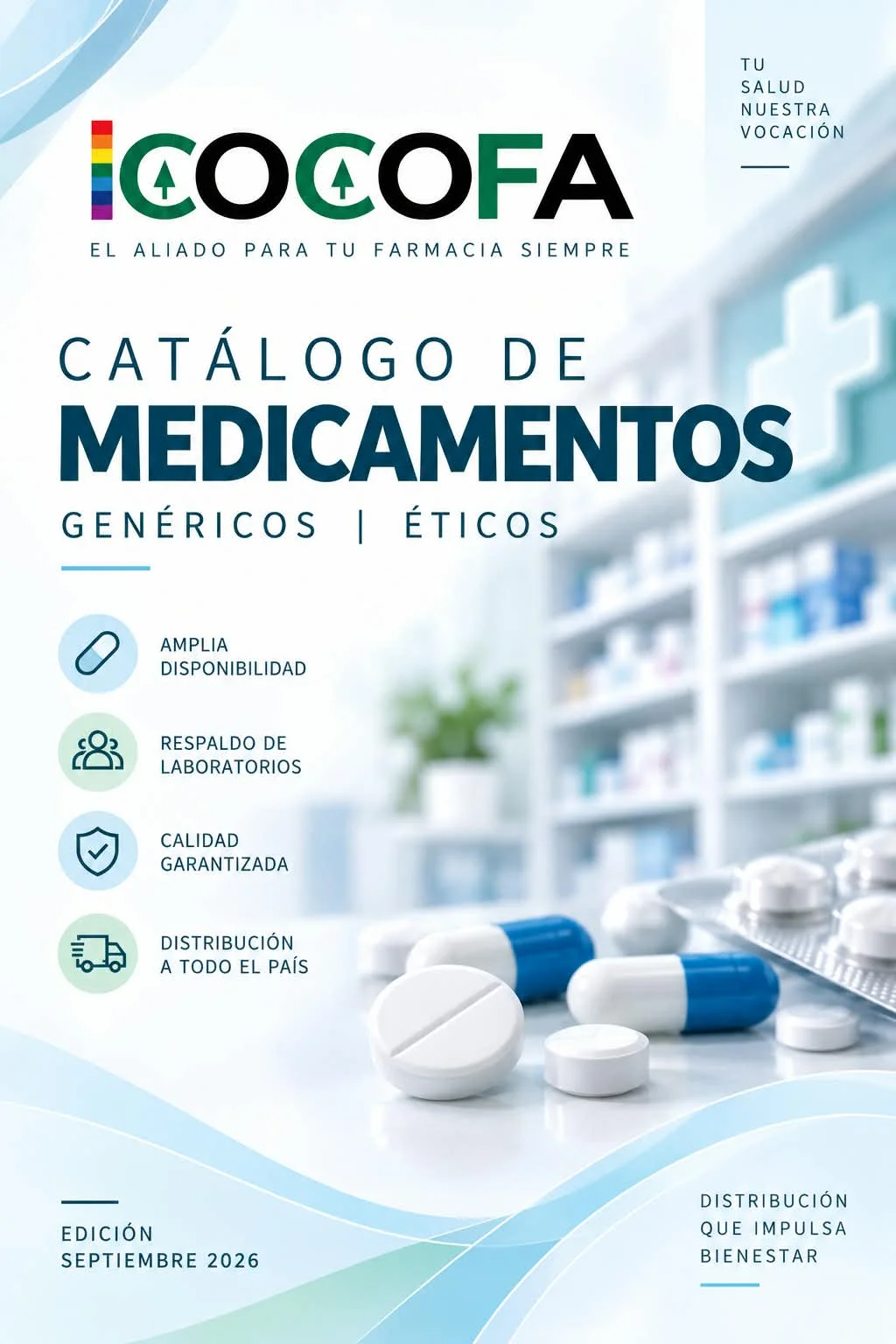 Tapa de la revista Catálogo de medicamentos